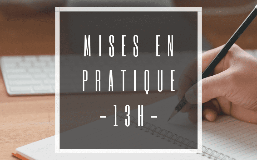 « ACCOMPAGNER L’ENTREPRENEUR DIRIGEANT DANS UNE LOGIQUE PATRIMONIALE » (II) MISES EN PRATIQUE (13H)